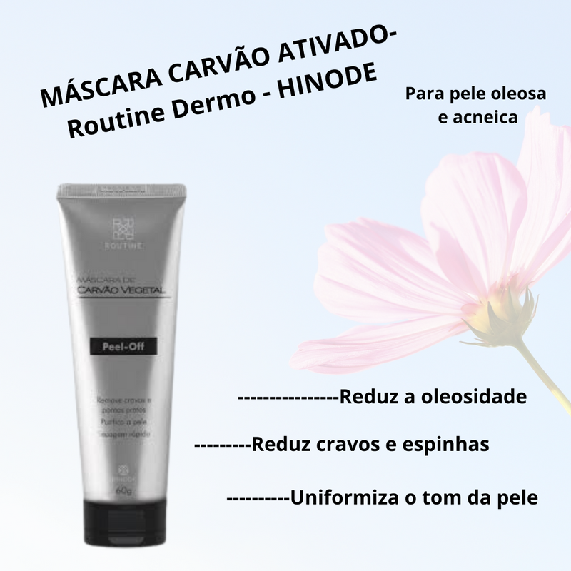 Mascara de Carvão Ativado- Routine Dermo Hinode - 60 g