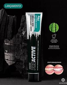 Pro Active - Gel Dental de Carvão Ativado - Hinode - 70 g